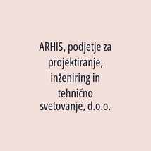 ARHIS, podjetje za projektiranje, inženiring in tehnično svetovanje, d.o.o. - Logotip