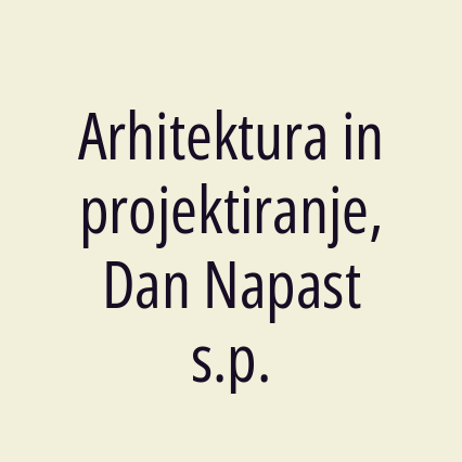 Arhitektura in projektiranje, Dan Napast s.p. - Logotip