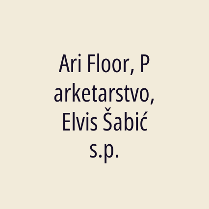 Ari Floor, Parketarstvo, Elvis Šabić s.p. - Logotip