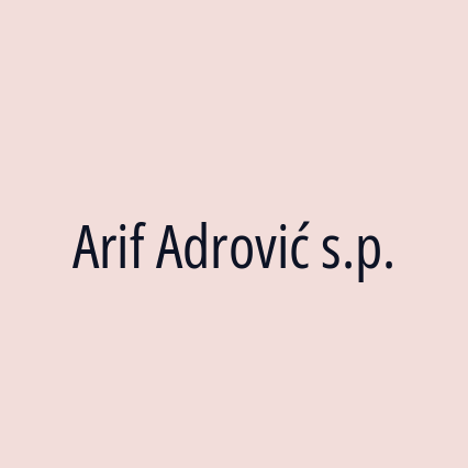 Arif Adrović s.p. - Logotip