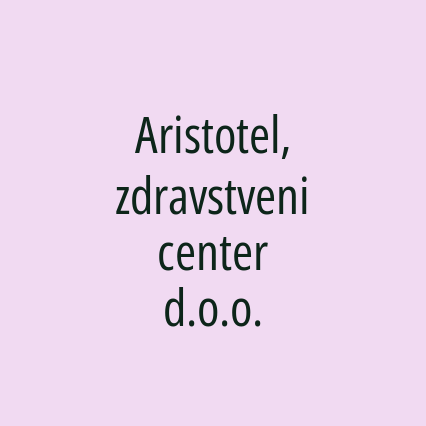 Aristotel, zdravstveni center d.o.o. - Logotip