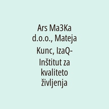 Ars Ma3Ka d.o.o., Mateja Kunc, IzaQ-Inštitut za kvaliteto življenja - Logotip