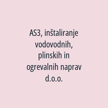 AS3, inštaliranje vodovodnih, plinskih in ogrevalnih naprav d.o.o. - Logotip