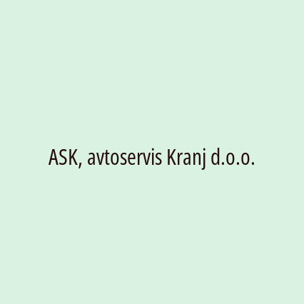ASK, avtoservis Kranj d.o.o. - Logotip