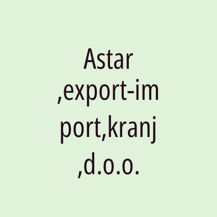 Astar,export-import,kranj,d.o.o. - Logotip