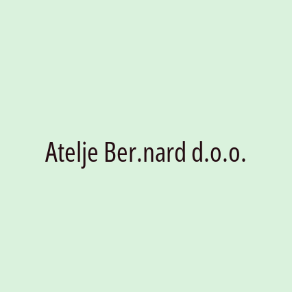 Atelje Ber.nard d.o.o. - Logotip