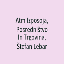 Atm Izposoja, Posredništvo In Trgovina, Štefan Lebar - Logotip