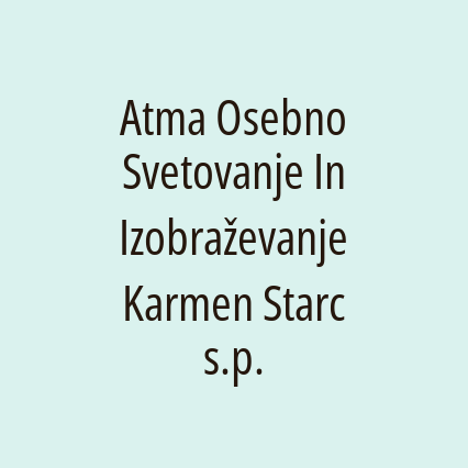 Atma Osebno Svetovanje In Izobraževanje Karmen Starc s.p. - Logotip