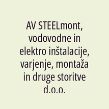 AV STEELmont, vodovodne in elektro inštalacije, varjenje, montaža in druge storitve d.o.o. - Logotip
