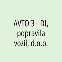 AVTO 3 - DI, popravila vozil, d.o.o. - Logotip