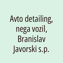 Avto detailing, nega vozil, Branislav Javorski s.p. - Logotip
