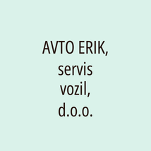 AVTO ERIK, servis vozil, d.o.o. - Logotip