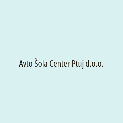 Avto Šola Center Ptuj d.o.o. - Logotip