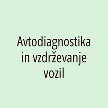 Avtodiagnostika in vzdrževanje vozil - Logotip