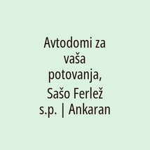 Avtodomi za vaša potovanja, Sašo Ferlež s.p. | Ankaran - Logotip