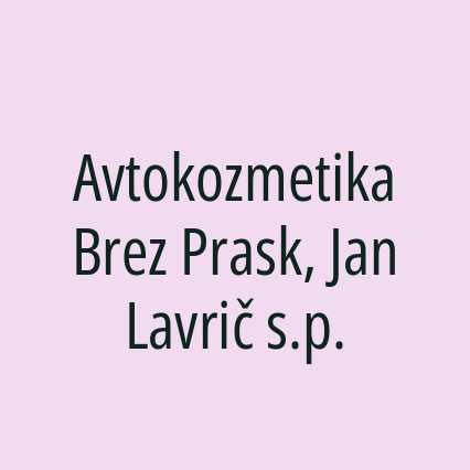 Avtokozmetika Brez Prask, Jan Lavrič s.p. - Logotip