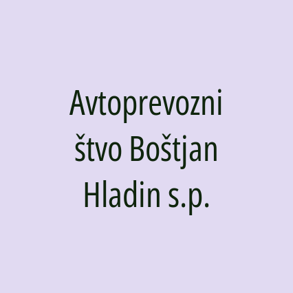 Avtoprevozništvo Boštjan Hladin s.p. - Logotip