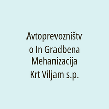 Avtoprevozništvo In Gradbena Mehanizacija Krt Viljam s.p. - Logotip