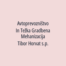 Avtoprevozništvo In Težka Gradbena Mehanizacija Tibor Horvat s.p. - Logotip