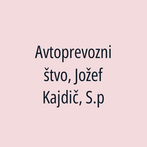 Avtoprevozništvo, Jožef Kajdič, S.p - Logotip