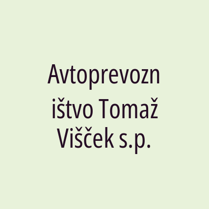 Avtoprevozništvo Tomaž Višček s.p. - Logotip