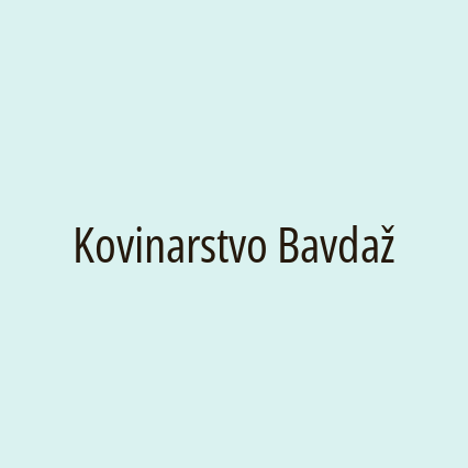 Kovinarstvo Bavdaž