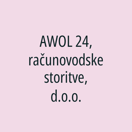 AWOL 24, računovodske storitve, d.o.o. - Logotip