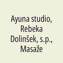 Ayuna studio, Rebeka Dolinšek, s.p., Masaže - Logotip