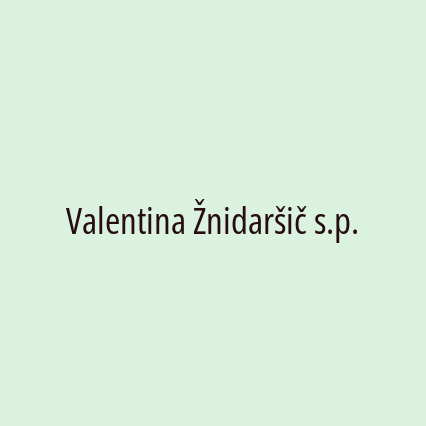 Valentina Žnidaršič s.p.