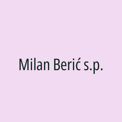 Milan Berić s.p.