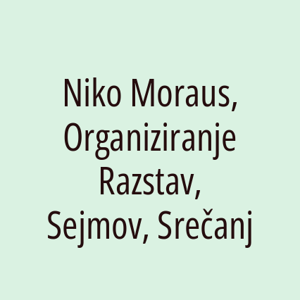 Niko Moraus, Organiziranje Razstav, Sejmov, Srečanj