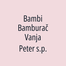 Bambi Bamburač Vanja Peter s.p. - Logotip