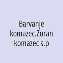 Barvanje komazec.Zoran komazec s.p - Logotip