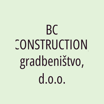 BC CONSTRUCTION, gradbeništvo, d.o.o. - Logotip