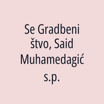 Se Gradbeništvo, Said Muhamedagić s.p. - Logotip