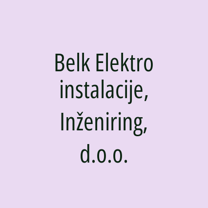 Belk Elektroinstalacije, Inženiring, d.o.o. - Logotip