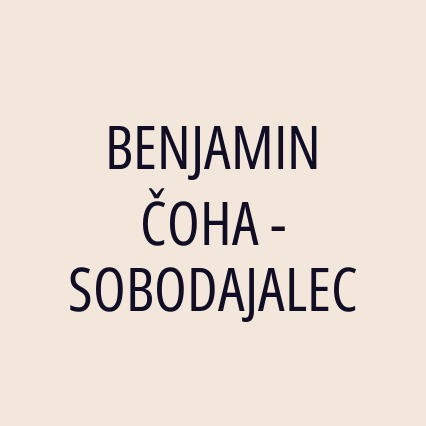BENJAMIN ČOHA - SOBODAJALEC - Logotip