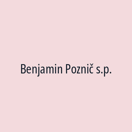 Benjamin Poznič s.p. - Logotip