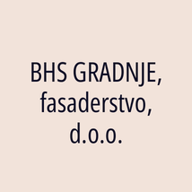 BHS GRADNJE, fasaderstvo, d.o.o. - Logotip