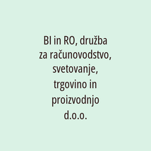 BI in RO, družba za računovodstvo, svetovanje, trgovino in proizvodnjo d.o.o. - Logotip