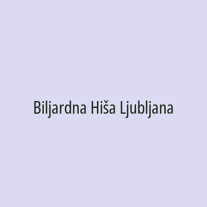 Biljardna Hiša Ljubljana - Logotip