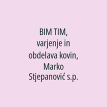 BIM TIM, varjenje in obdelava kovin, Marko Stjepanović s.p. - Logotip