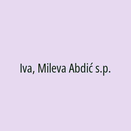 Iva, Mileva Abdić s.p.