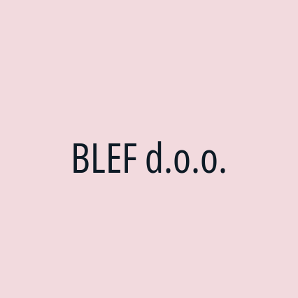 BLEF d.o.o. - Logotip