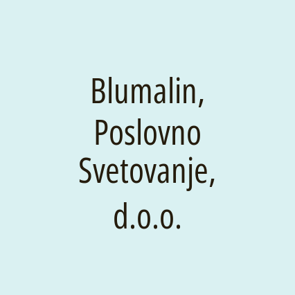 Blumalin, Poslovno Svetovanje, d.o.o. - Logotip