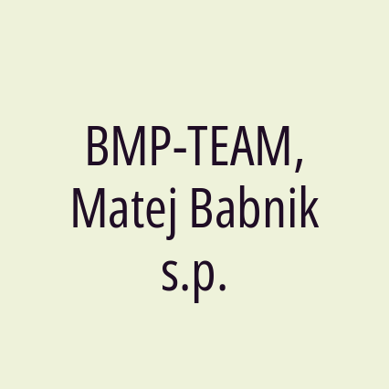 BMP-TEAM, Matej Babnik s.p. - Logotip