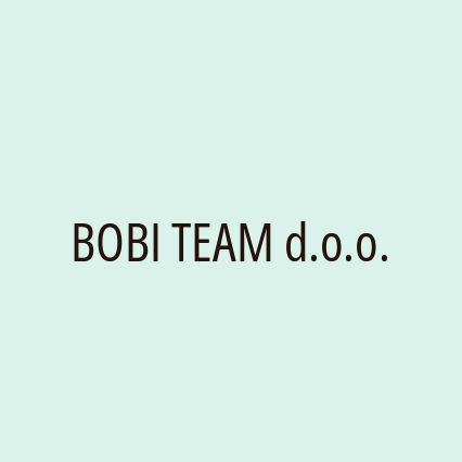 BOBI TEAM d.o.o. - Logotip