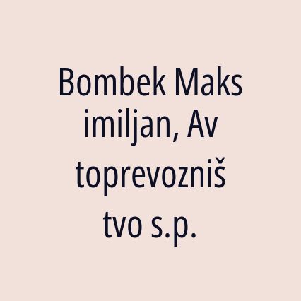 Bombek Maksimiljan, Avtoprevozništvo s.p. - Logotip