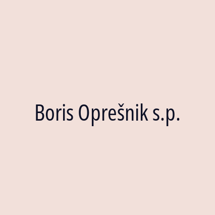 Boris Oprešnik s.p. - Logotip