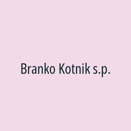 Branko Kotnik s.p. - Logotip